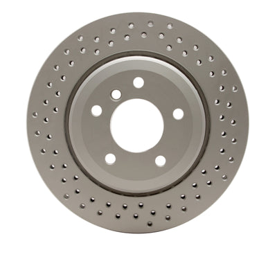 DFC 01-06 BMW 330Ci Rear Drilled GeoSPEC Coated Rotor