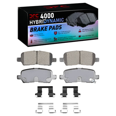 DFC 04-16 Buick Allure Rear Geospec Rotors w/4000 HybriDynamic Brake Pads w/Hardware