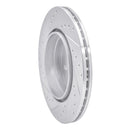 R1 92-99 Mercedes-Benz 500SEL Rear Right Drilled & Slotted Silver Brake Rotor