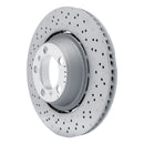 DFC 13-19 Porsche 911 Left Rear Drilled Hi-Carbon Alloy Geomet Coated Rotor