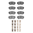DFC 95-04 Mitsubishi Fuso FE Front 4000 HybriDynamic Brake Pads and Hardware Kit