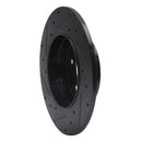 R1 94-11 Mercedes-Benz CLK350 Rear Right Drilled & Slotted Black Brake Rotor