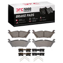 DFC 21-25 Ford Bronco Front & Rear Geospec Rotors with 5000 Advanced Brake Pads w/Hardware
