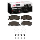 DFC 91-97 Toyota Previa Front & Rear Rotors with 5000 Advanced Brake Pads w/Hardware