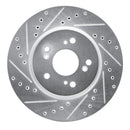 R1 10-15 Honda Accord Crosstour Front & Rear Drilled & Slotted Silver Brake Rotor Set
