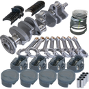 Eagle Chevy 350 3.750in Crank 6.000in I-Beam Rods -16cc 4.040in Pistons Rotating Assembly