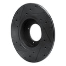 R1 74-78 Nissan 260Z Front Right Drilled & Slotted Black Brake Rotor