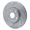 R1 98-10 Lexus GS400 Front & Rear Drilled & Slotted Silver Brake Rotor Set