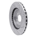 R1 94-04 Ford Mustang Front Drill & Slot Silver Rotors