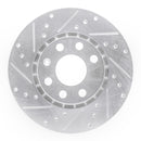 R1 06-10 Fiat Punto (Mexico) Front Left Drilled & Slotted Silver Brake Rotor