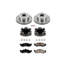 Power Stop 93-98 Jeep Grand Cherokee Front & Rear Autospecialty Brake Kit w/Calipers