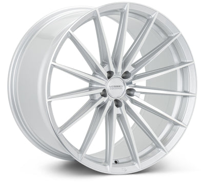 Vossen HFX-4 19x8.5 - 5x112 - ET30 - Flat - 66.5 - Silver Polished Wheel