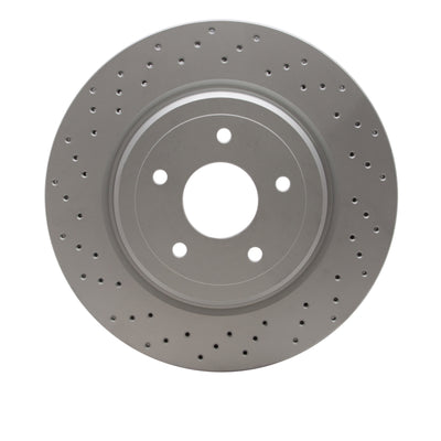 DFC 06-13 Chevrolet Corvette Rear Drilled GeoSPEC Coated Rotor