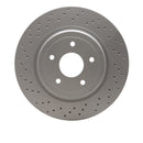 DFC 06-13 Chevrolet Corvette Rear Drilled GeoSPEC Coated Rotor