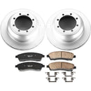 Power Stop 1999 Ford F-350 Super Duty Front & Rear Z17 Evolution Geomet Coated Brake Kit