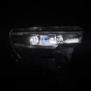 AlphaRex 25-26 Dodge Ram 1500 Luxx LED Proj Headlights -Black w/Activ Lit/ Seq Signal/Switchbk DRL
