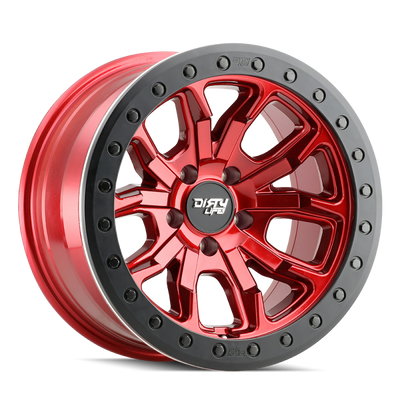 Dirty Life 9303 DT-1 17x9 / 5x127 BP / -12mm Offset / 78.1mm Hub Crimson Candy Red Wheel