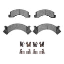 DFC 88-97 Chevrolet W3500 Gas Engine Front 4000 HybriDynamic Brake Pads and Hardware Kit