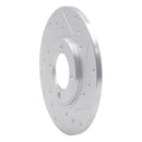 R1 70-79 Toyota Celica Front Right Drilled & Slotted Silver Brake Rotor
