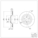 DFC 05-11 Audi A6 Quattro Front Brake Rotor