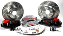 Baer Brakes 65-66 Ford Mustang 13in Track4 Front Brake Kit-Silver-