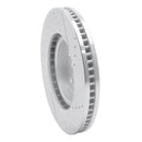 R1 06-15 Lexus GS300 Front Drilled & Slotted Silver Brake Rotor Set