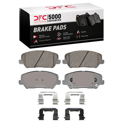 DFC 14-18 Kia Forte Front 5000 Advanced Ceramic Brake Pads and Hardware Kit