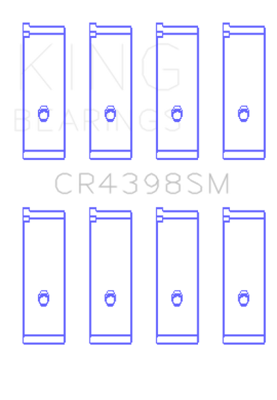 King Engine Bearings Honda L13A4/L15A (Size 0.5) Connecting Rod Bearing Set