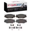 DFC 06-15 Lexus IS250 Front Drill/Slot Geoperformance Rotors Euro 5000 Ceramic Brake Pads w/Hardware