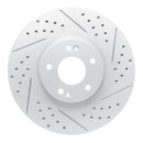 R1 07-12 Hyundai Veracruz Front Right Drilled & Slotted Geo-Carbon Rotor