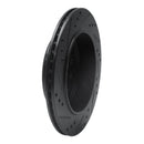 R1 03-11 Lincoln Town Car Rear Right Drilled & Slotted Black Brake Rotor