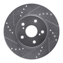 R1 06-15 Lexus IS250 Front & Rear Drilled & Slotted Silver Brake Rotor Set