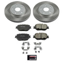 Power Stop 14-15 Lexus IS250 Front and Rear Semi-Coated Rotor Kit