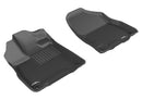 3D MAXpider 2017-2020 Acura MDX Kagu 1st & 2nd & 3rd Row Floormats - Black
