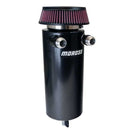 Moroso 6in Diameter Dual -16AN Inlet Aluminum Breather Tank Catch Can - Black