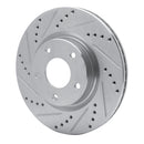 R1 82-85 Mercedes-Benz 500SEC Front & Rear Drilled & Slotted Silver Brake Rotor Set