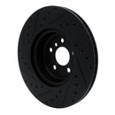 R1 19-22 BMW 430i xDrive Front & Rear Drilled & Slotted Black Brake Rotor Set w/Optimum Pads