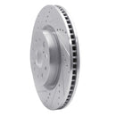 R1 07-17 Lexus LS460 Front & Rear Drilled & Slotted Silver Brake Rotor Set
