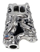 Edelbrock Ford Small-Block 289-302-347 RPM Air-Gap Intake Manifold - Chrome Plasma Finish