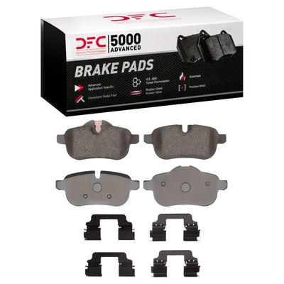 DFC 09-10 BMW Z4 Rear 5000 Advanced Low Metallic Brake Pads and Hardware Kit