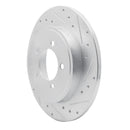 R1 06-10 Ford Explorer Sport Trac Front & Rear Drilled & Slotted Silver Brake Rotor Set