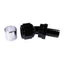 Russell 12AN ProClassic Crimp 30 Degree Hose End - Black