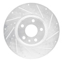 R1 08-12 Audi A4 Front & Rear Drilled & Slotted Silver Brake Rotor Set