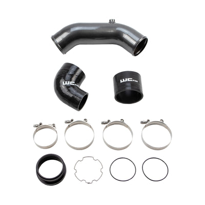 Wehrli 2017+ Ford 6.7L Power Stroke 3.5in Cold Side Intercooler Pipe - Gun Metal