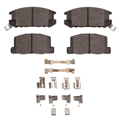 DFC 85-89 Toyota MR2 Rear 5000 Advanced Ceramic Brake Pads and Hardware Kit