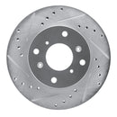 R1 98-02 Acura CL Front Drilled & Slotted Silver Brake Rotor Set