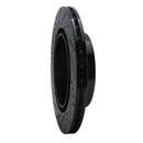 R1 03-06 Mitsubishi Lancer Rear Right Drilled & Slotted Black Brake Rotor