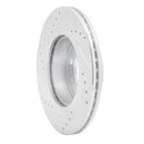 R1 03-06 Dodge Verna (Mexico) Front Right Drilled & Slotted Silver Brake Rotor