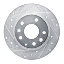 R1 19-25 Mazda 3 Sport Front & Rear Drilled & Slotted Silver Brake Rotor Set