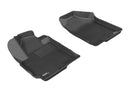 3D MAXpider 2010-2010 Kia Soul Kagu 1st & 2nd Row Floormats - Black